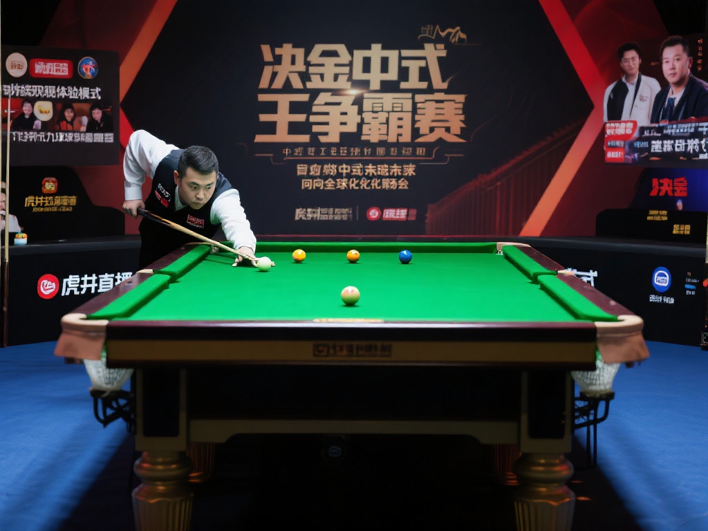 台球迷们已经开启了全新的观赛体验模式，而