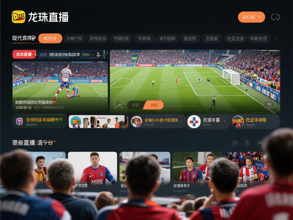 足球比赛直播_足球视频直播_免费在线观看足球高清直播-龙珠直播 诸如“龙珠直播”等现代直播平台,因用户体